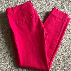 Banana Republic - Red Sloan Fit slacks size 00P